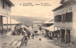 CONGO BELGE - MATADI - Rue Principale - Carte Postale Ancienne - Belgian Congo