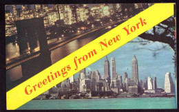 AK 126210 USA - New York City - Mehransichten, Panoramakarten