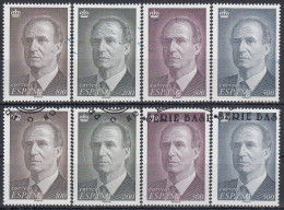 ESPAÑA 1996 Nº 3461/3464 REY JUAN CARLOS I, 1 SERIE NUEVA,1 SERIE USADA - Used Stamps