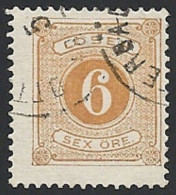 Schweden, Portomarken, 1891, Michel-Nr. 4B, Gestempelt - Portomarken