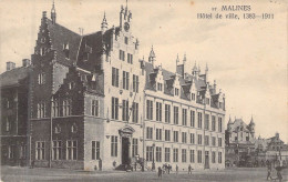 BELGIQUE - MALINES - Hôtel De Ville 1383 1911 - Carte Postale Ancienne - Otros & Sin Clasificación