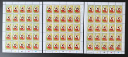 Bénin 2011 Mi. 1648 - 1650 Sheets Planches Cardinal Bernardin Gantin Kardinal Religion Church Kirche 1922 - 2008 MNH** - Cristianesimo