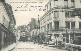 évreux * Rue De La Harpe Et Magasin Nouvelles Galeries * Café - Evreux