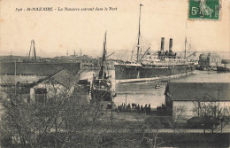 St Nazaire * Bateau Paquebot LA NAVARRE Entrant Dans Le Port - Saint Nazaire