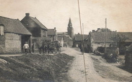 Gouy Sous Bellonne * Carte Photo 1917 * Village Sous Occupation Allemande WW1 Guerre 14/18 War - Other & Unclassified