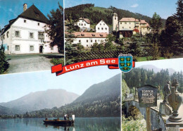 1 AK Niederösterreich * Ansichten Von Lunz Am See - Das Amonhaus, Der Lunzer See Und Die Töpper Brücke * - Lunz Am See