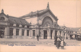 BELGIQUE - Liège - Gare Des Guillemins - Animée - Carte Postale Ancienne - Autres & Non Classés