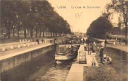 BELGIQUE - Liège - Le Canal De Maestricht - Animée - Carte Postale Ancienne - Otros & Sin Clasificación