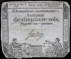 Francs - 50 Sols - 1792 - Série 1939 - TB+ - Assignats & Mandats Territoriaux