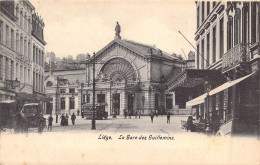 BELGIQUE - Liège - La Gare Des Guillemins - Animée - Tramway - Carte Postale Ancienne - Other & Unclassified