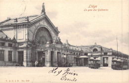 BELGIQUE - Liège - La Gare Des Guillemins - Tramway - Carte Postale Ancienne - Sonstige & Ohne Zuordnung