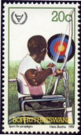 ARCHERY- HANDICAP-BOPUTHATSWANA- MNH SCARCE - A5-18 - Boogschieten