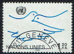 Vereinte Nationen Genf 1985, MiNr.: 132, Gestempelt - Usados