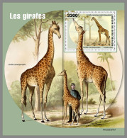 NIGER 2022 MNH Giraffes Giraffen Girafes S/S I - OFFICIAL ISSUE - DHQ2313 - Girafes