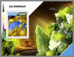 CHAD 2022 MNH Minerals Mineralien Mineraux S/S - OFFICIAL ISSUE - DHQ2313 - Minéraux