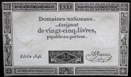 Francs - 25 Livres - 1792 - Série 1846 - TTB - Assegnati