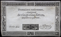 Francs - 25 Livres - 1792 - Série 3842 - TTB - Assignats