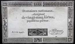 Francs - 25 Livres - 1792 - Série 2247 - TTB - Assignate