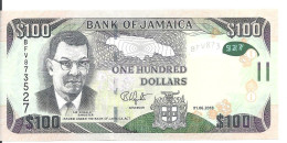 JAMAIQUE 100 DOLLARS 2018 UNC P 95 E - Jamaica