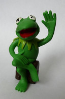 1 FIGURINE MUPPETS SHOW - SCHLEICH 1978 - MUPPET KERMIT (2) Vert Clair - Altri & Non Classificati