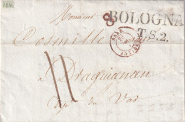 France Marque Postale - Marques D'Entrées - CàD Sard / Antibes 1841 - Entry Postmarks