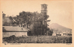 Carqueiranne * Vue Sur Le Village Et L'église - Carqueiranne
