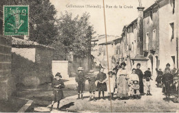 Celleneuve * Rue De La Croix * Enfants Villageois - Other & Unclassified