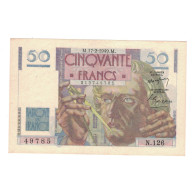 France, 50 Francs, Le Verrier, 1949, N.126, SPL, KM:127b - 50 F 1946-1951 ''Le Verrier''