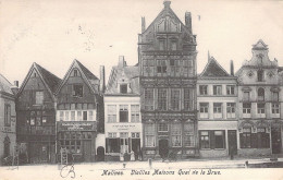 BELGIQUE - MALINES - Vieilles Maisons Quai De La Gare - Carte Postale Ancienne - Mechelen