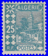 Algérie 1927. ~ YT 78* - 25 C. Mosquée Sidi Abderahmane - Neufs