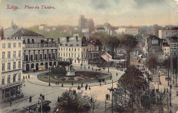 BELGIQUE - Liège - Place Du Théâtre - Carte Postale Ancienne - Autres & Non Classés