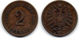 MA 21742 Allemagne - Deutschland - Germany 2 Pfennig 1905 F SUP - 2 Pfennig