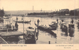 BELGIQUE - Exposition Universelle De Liège 1905 - Les Gondoles Sur La Meuse - Carte Postale Ancienne - Autres & Non Classés