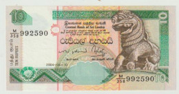 Banknote Central Bank Of Sri Lanka 10 Rupees 2004 UNC - Sri Lanka