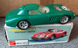 Vintage 1/32 Seeko Ferrari 250 Le Mans 24H Friction Jouet Voiture Hong Kong N° 606 - Schaal 1:32