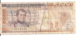 MEXIQUE 5000 PESOS 1989 VF P 88 C - Mexique