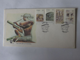 SOUTH AFRICA  THE HISTORY OF WRITING FDC COVER 1983 - Oblitérés