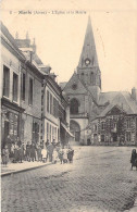 FRANCE - 02 - Marle - L'Eglise Et La Mairie - Carte Postale Ancienne - Sonstige & Ohne Zuordnung