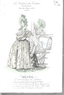 Gravure De Mode.  "LE CABINET DE LECTURE - JOURNAL LITTERAIREE - MODE DE PARIS.  N°. 1836. - Prints & Engravings
