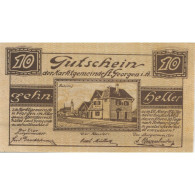 Billet, Autriche, St Georgen, 10 Heller, Village, 1920, SPL, Mehl:FS 888Ia - Autriche