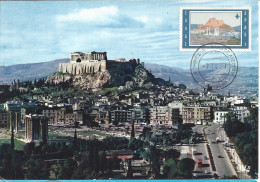 GRECE - CARTE MAXIMUM - Yvert N° 794 - VUE Vers L'ACROPOLE - Tarjetas – Máximo