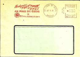 Lettre  EMA  Secap NA 1970 Tout Pour La Fete  Animaux Cheval Cavalier 69 Lyon    C18/11 - Autres & Non Classés