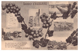 N°39671 Z -cpa Souvenir D'Auxerre - Souvenir De...