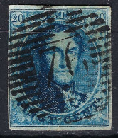 BELGIQUE Ca.1858-61:  Le Y&T 11, B. Obl. GC 76 - 1849-1850 Medaillen (3/5)