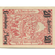 Billet, Autriche, Morzg, 20 Heller, Personnage 1920-09-30, SPL Mehl:FS 630a - Autriche