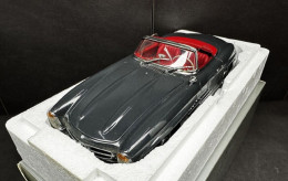 1/18 MINICHAMPS - MERCEDES 300 SL Roadster GRIS FONCE Avec 4 Ouvrants ! Ref: B6 604 0550 - Minichamps