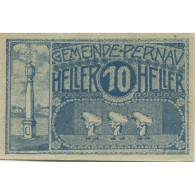 Billet, Autriche, Pernau, 10 Heller, Personnage 1920-10-31, SPL Mehl:FS 734II - Autriche