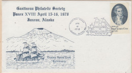 USA Alaska Cpt. James Cook Centenary Cover Ca Juneau APR 15 1978 (WW160A) - Arktis Expeditionen