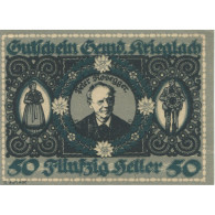 Billet, Autriche, Krieglach, 50 Heller, Personnage 1920-10-31, SPL Mehl:FS 480a - Autriche