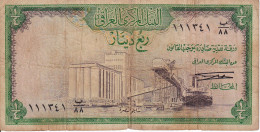 BILLETE DE IRAQ DE 1/4 DINAR DEL AÑO 1969 (BANK NOTE) - Iraq